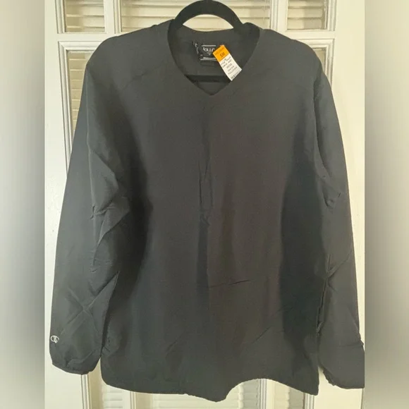 Holloway Men's Black Pullover Golf Shirt - Picture 1 of 6